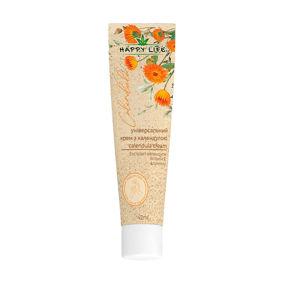 Універсальний крем для тіла Happy Life Calendula Cream з календулою, 42 мл